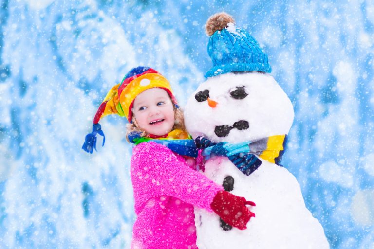 A snow party is a fantastic kids birthday party idea!