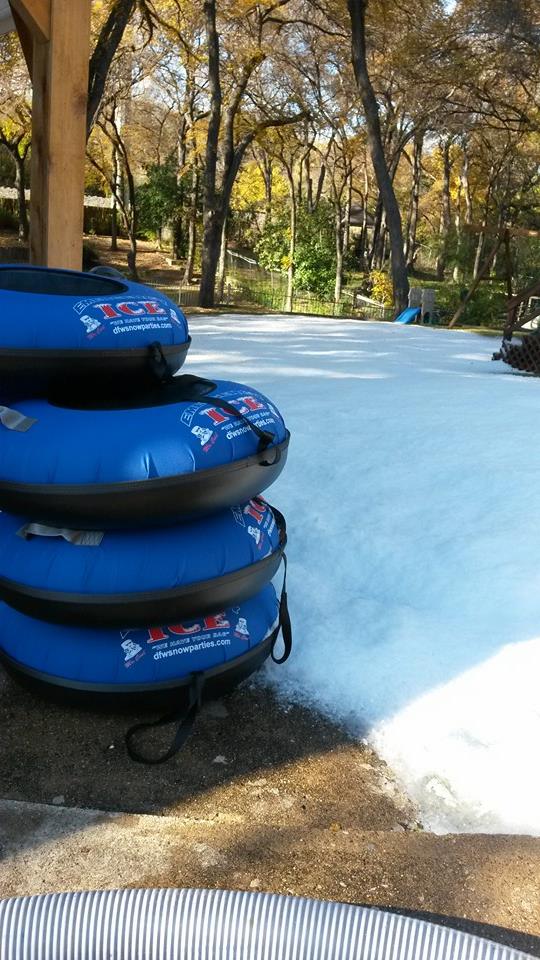 Tubing In Artificial Snow