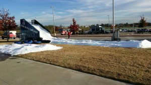 Artificial Snow Hill In Summer