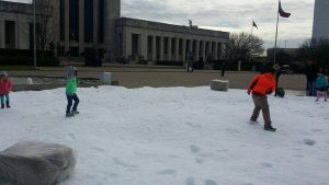 Snow Party at City Hall