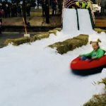 Snow party slide