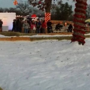 Snow for Christmas event