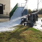 Snow slide for snow party