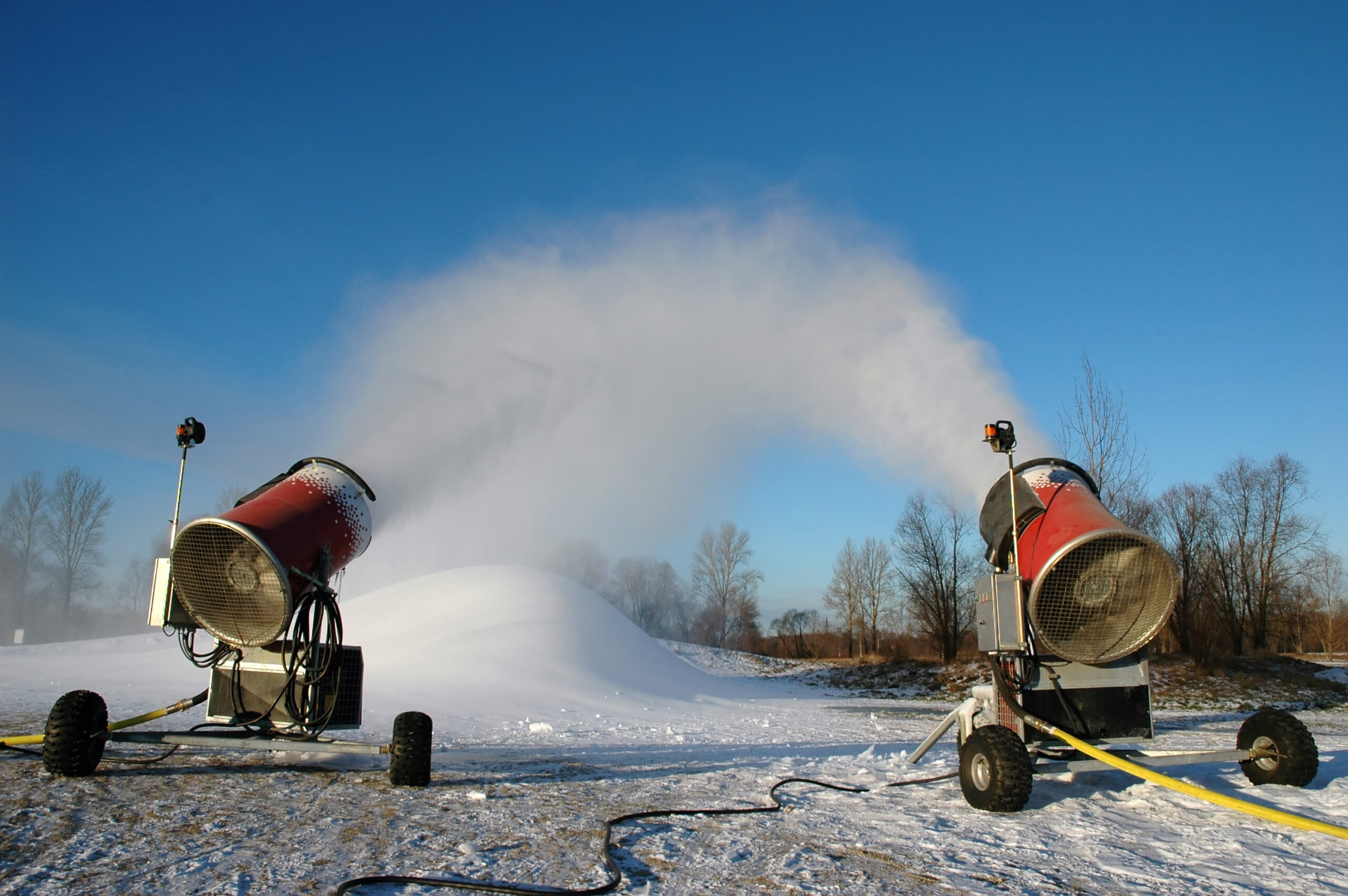 Backyard Snowmaker / Snow Gun - 2 Nozzle Setup, Made In USA